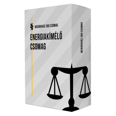 Webáruház Jogi Csomag: Energiakímélő csomag